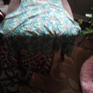 Multi colored tank top.